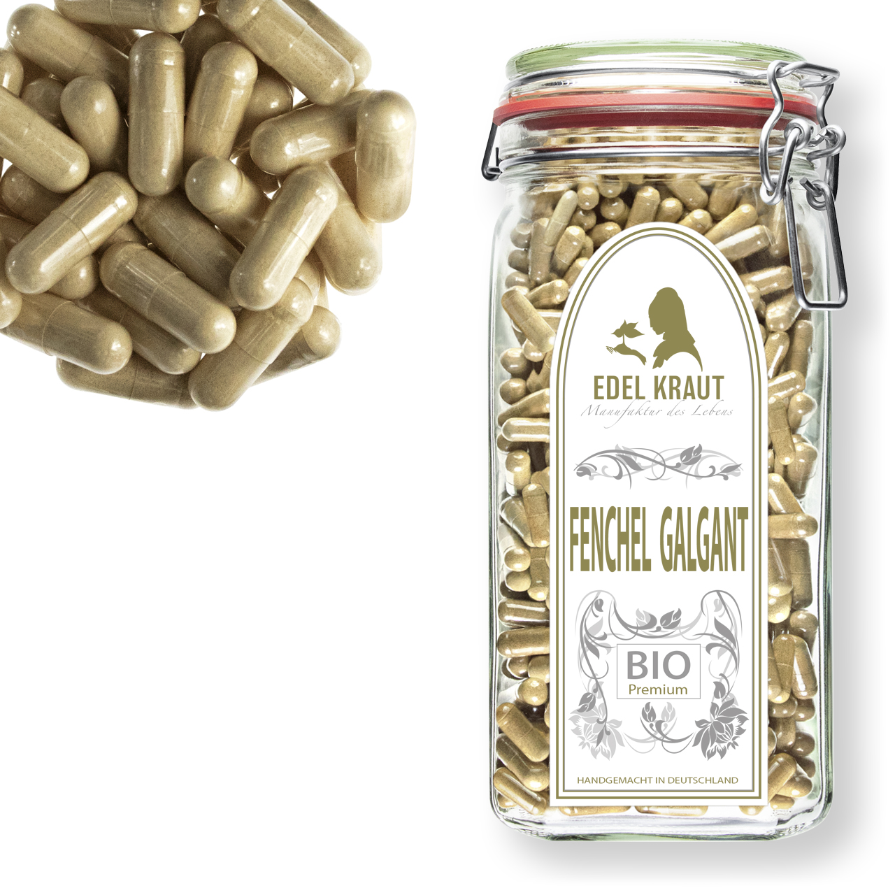 BIO Fenchel-Galgant Kapseln | 930 Stk. Fenchel Galgant Kapseln