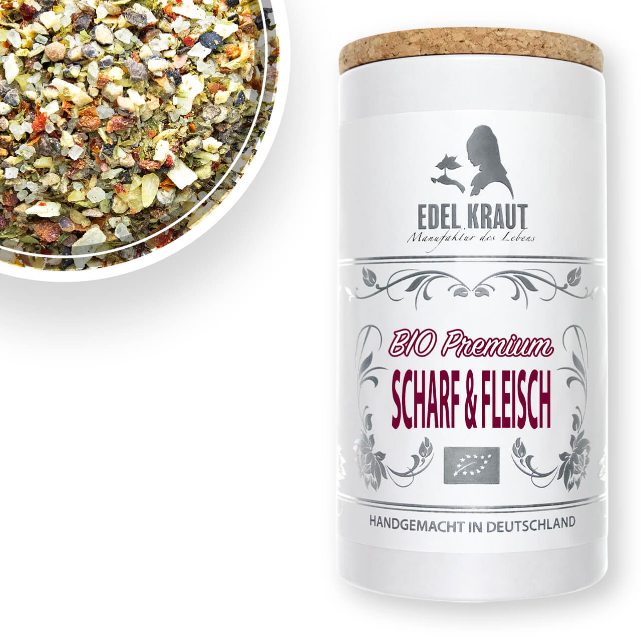 Scharf & Fleisch BIO Gewürzmischung von EDEL KRAUT Scharf & Fleisch BIO Gewürzmischung von EDEL KRAUT