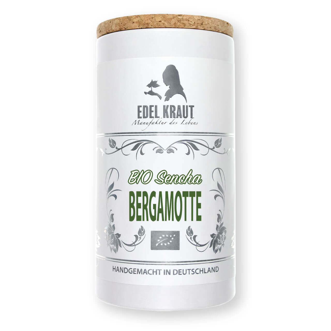 Sencha Bergamotte - BIO Grüner Tee Bergamotte Grüntee in der Teedose von EDEL KRAUT
