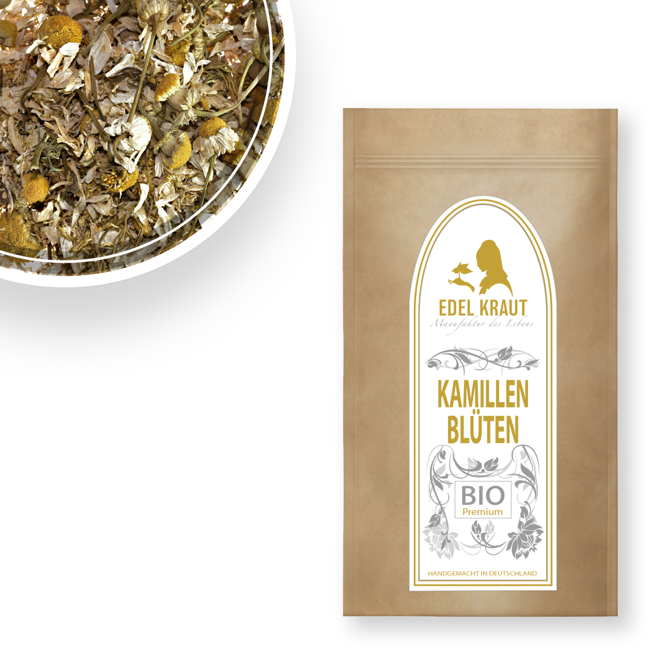 BIO Kamillenblüten . BIO Kamillenblüten .
