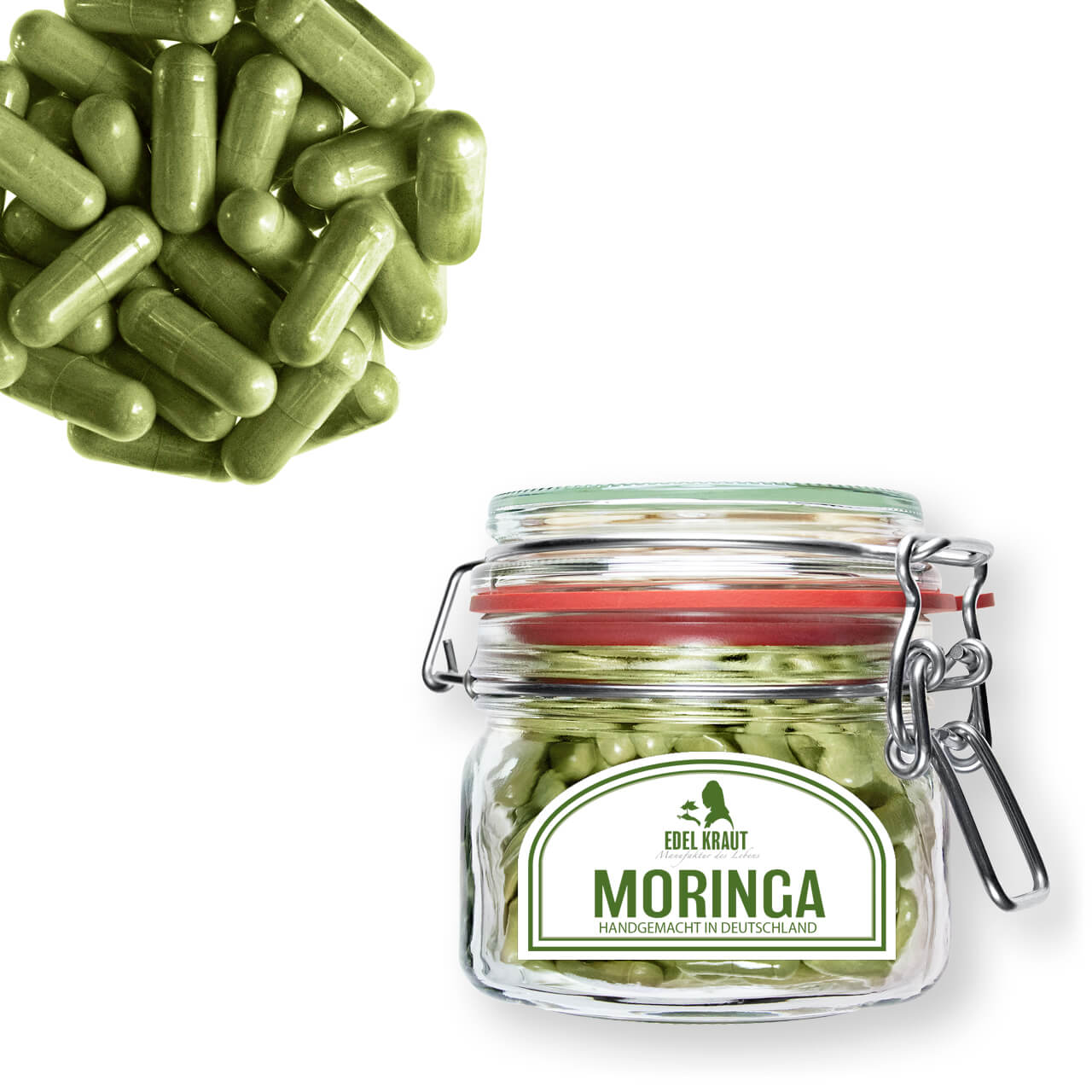 BIO Moringa Kapseln | 190 Stk. Moringa Kapseln BIO