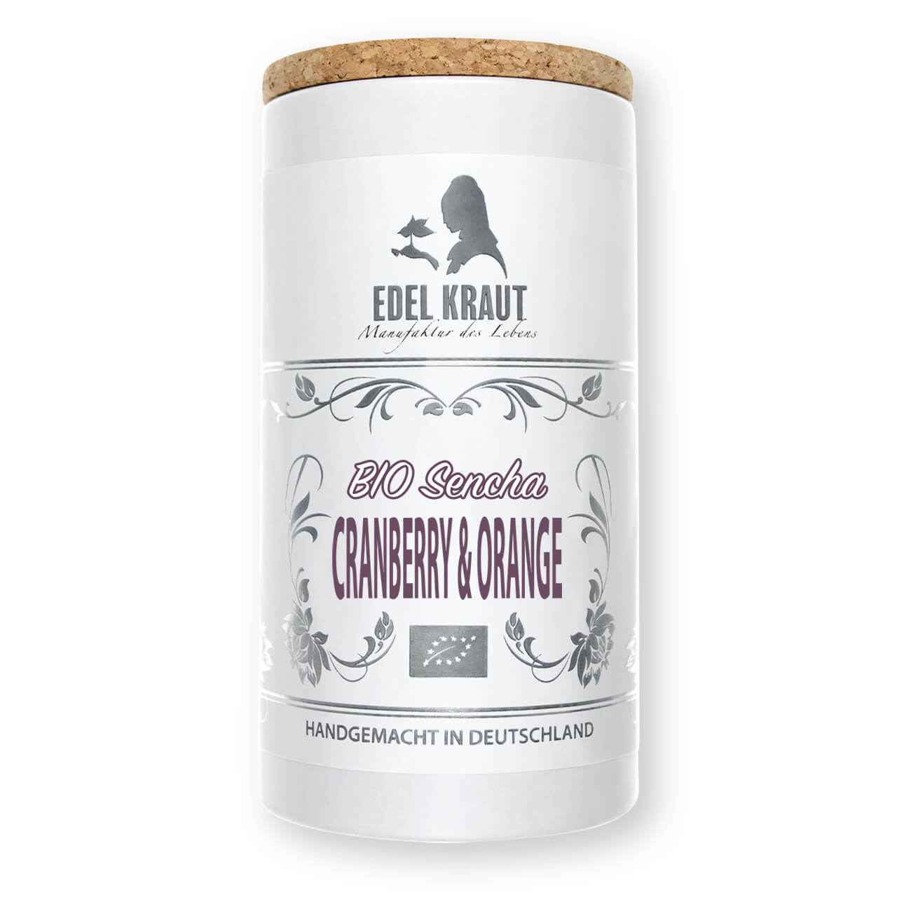 Cranberry Orange Grüner Tee Sencha in der Teedose von EDEL KRAUT Cranberry Orange Grüner Tee Sencha in der Teedose von EDEL KRAUT