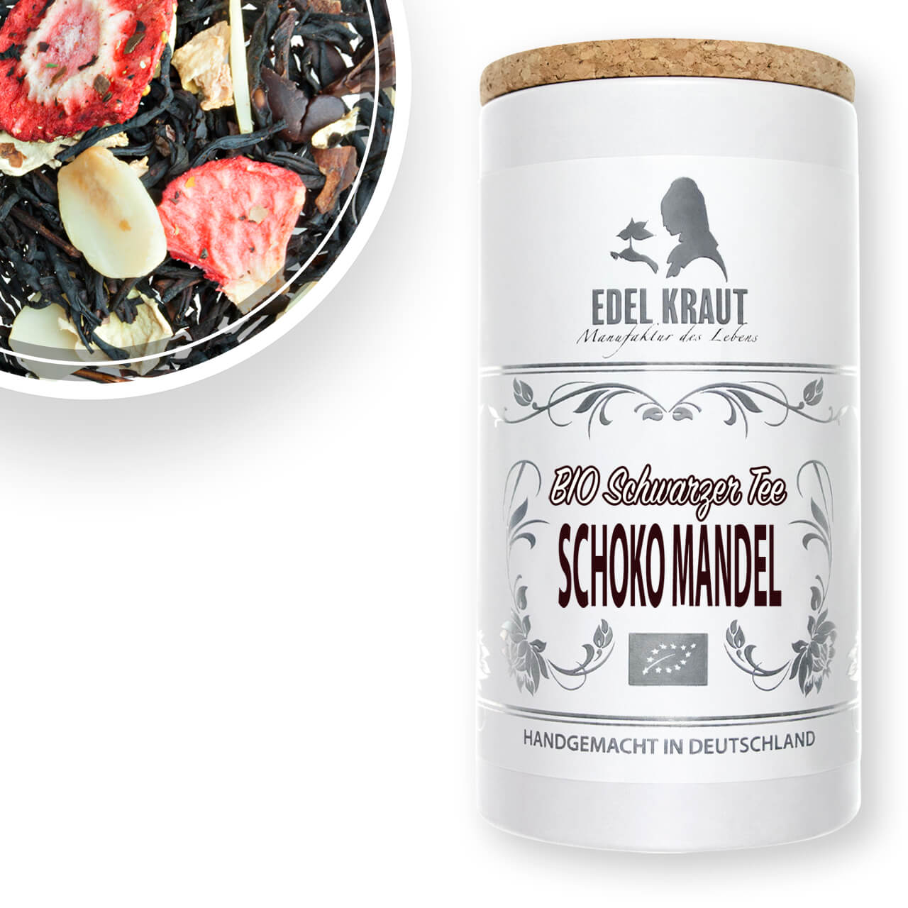 schwarzer-tee-schoko-mandel Schwarzer Tee Schoko Mandel von EDEL KRAUT