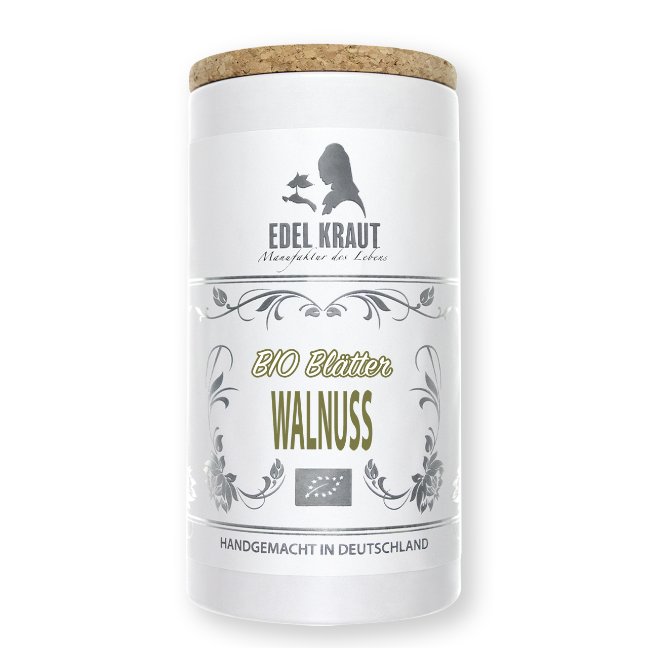 Walnußblätter in der Teedose von EDEL KRAUT