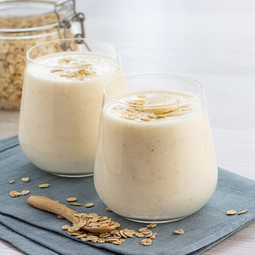 Hafer-Flohsamenschalen Smoothie Hafer-Flohsamenschalen Smoothie