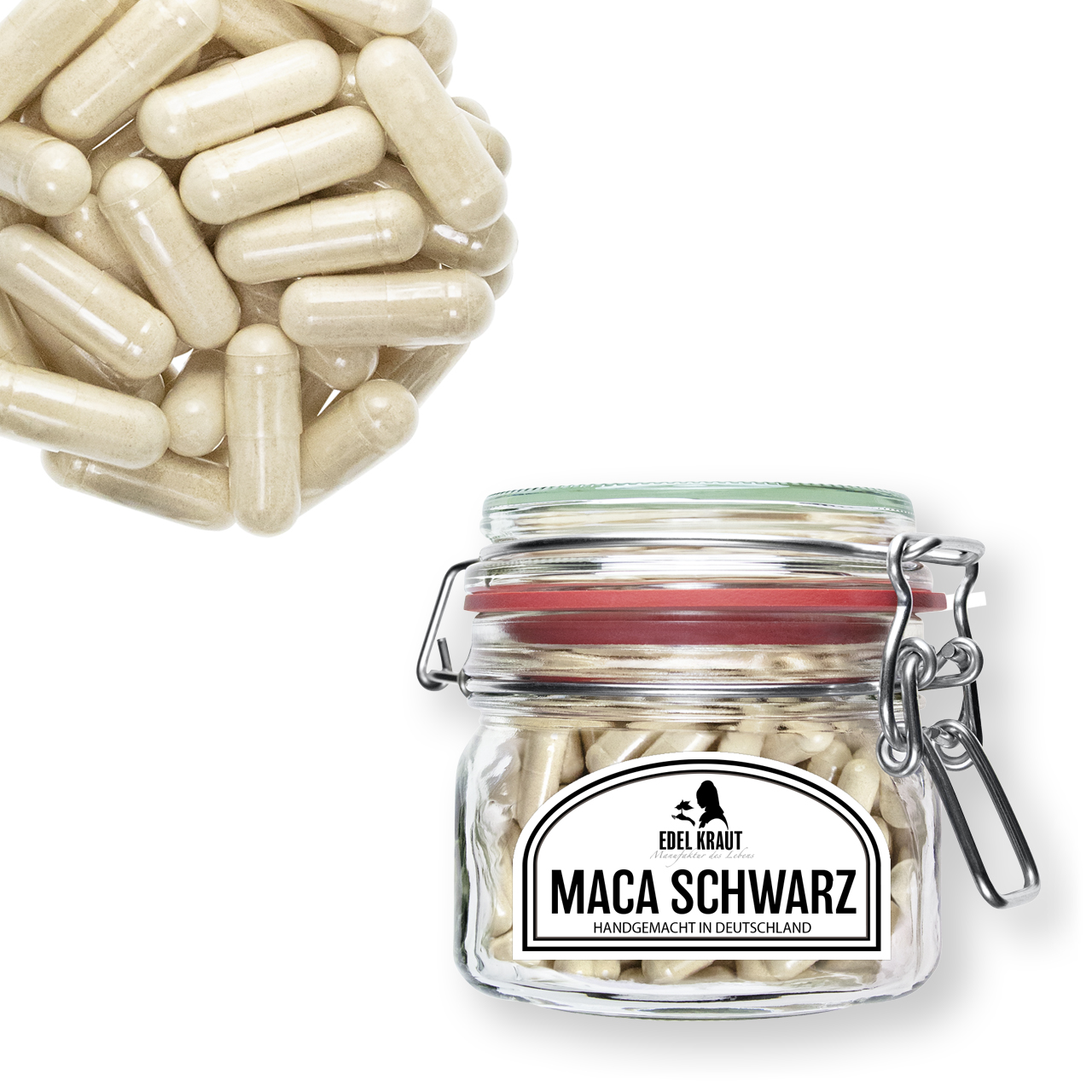 Maca Kapseln schwarz Maca Kapseln schwarz BIO