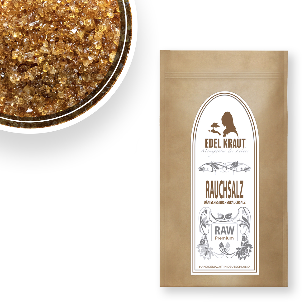 Dänisches Rauchsalz in der Tüte edel kraut glas produktbild platzhalter