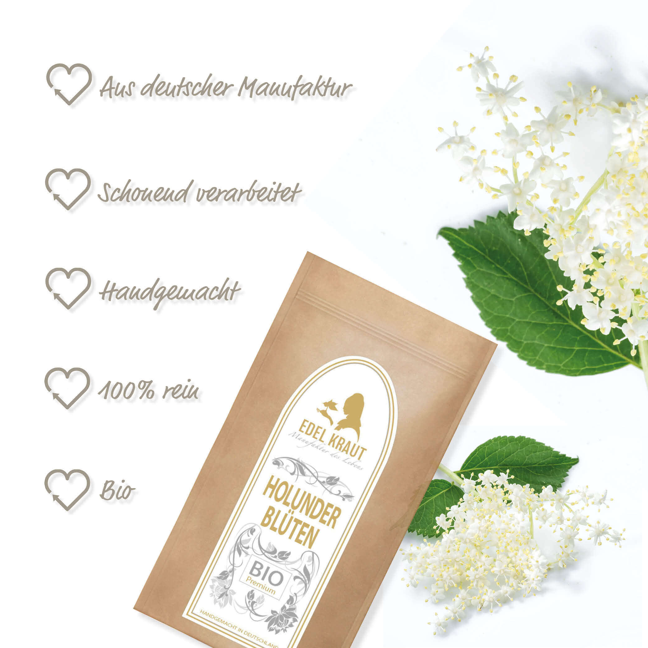 Bio Holunderblüten