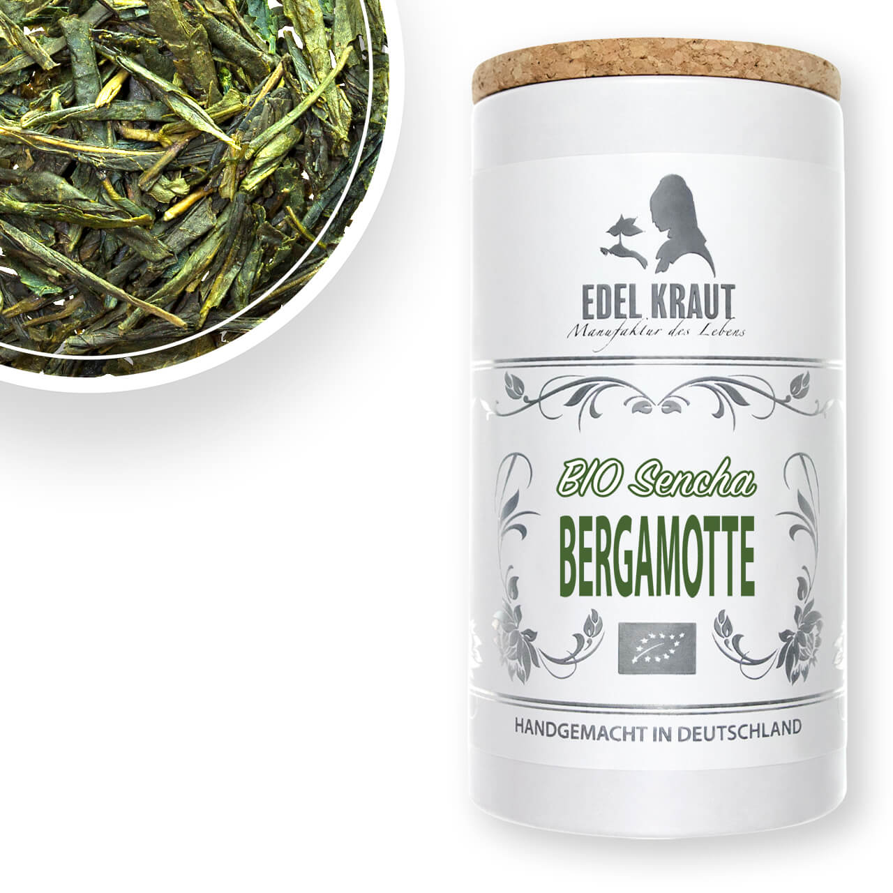 sencha-bergamotte Sencha Bergamotte - BIO Grüner Tee Bergamotte Grüntee von EDEL KRAUT