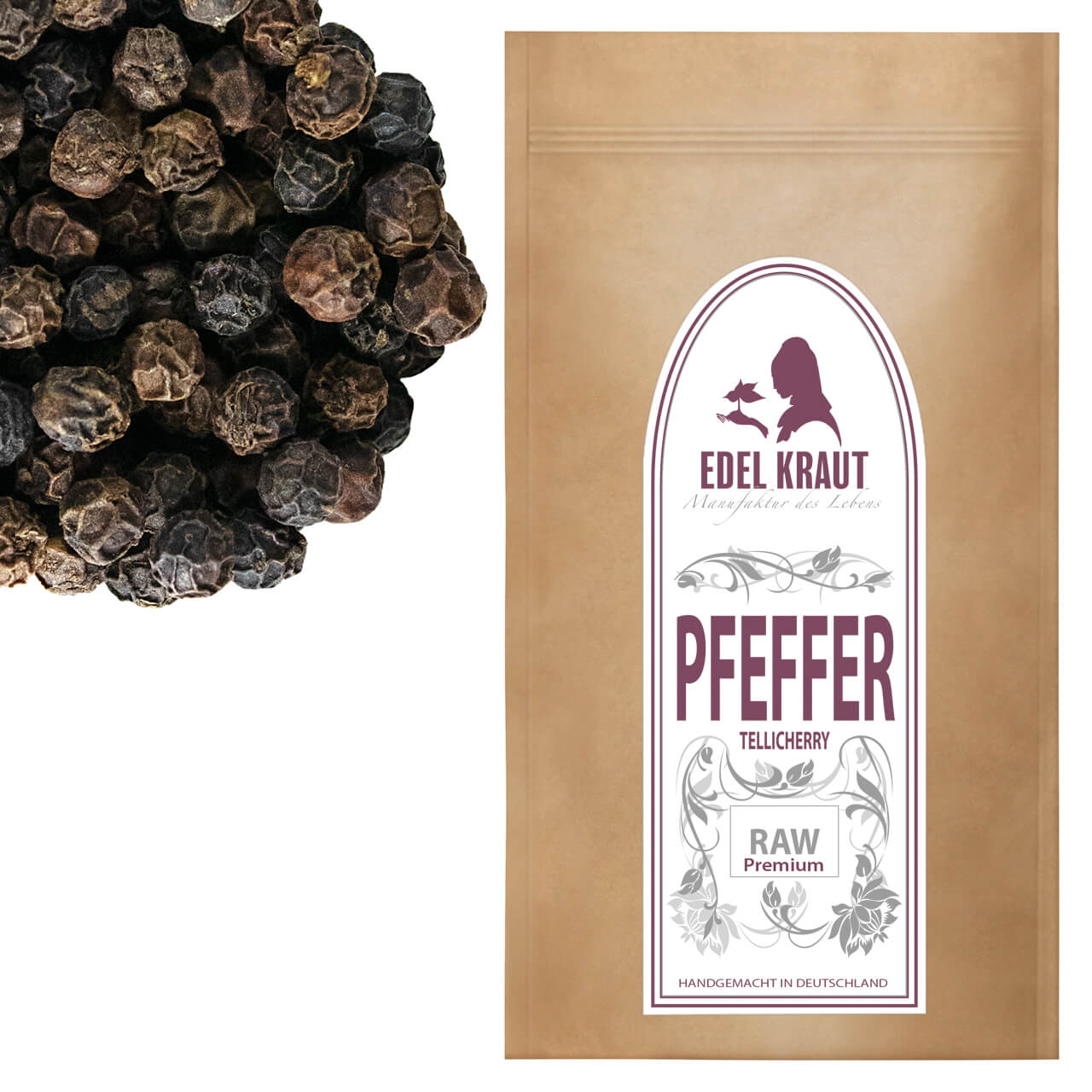 Tellicherry Pfeffer schwarz extrabold Tellicherry Pfeffer schwarz extrabold