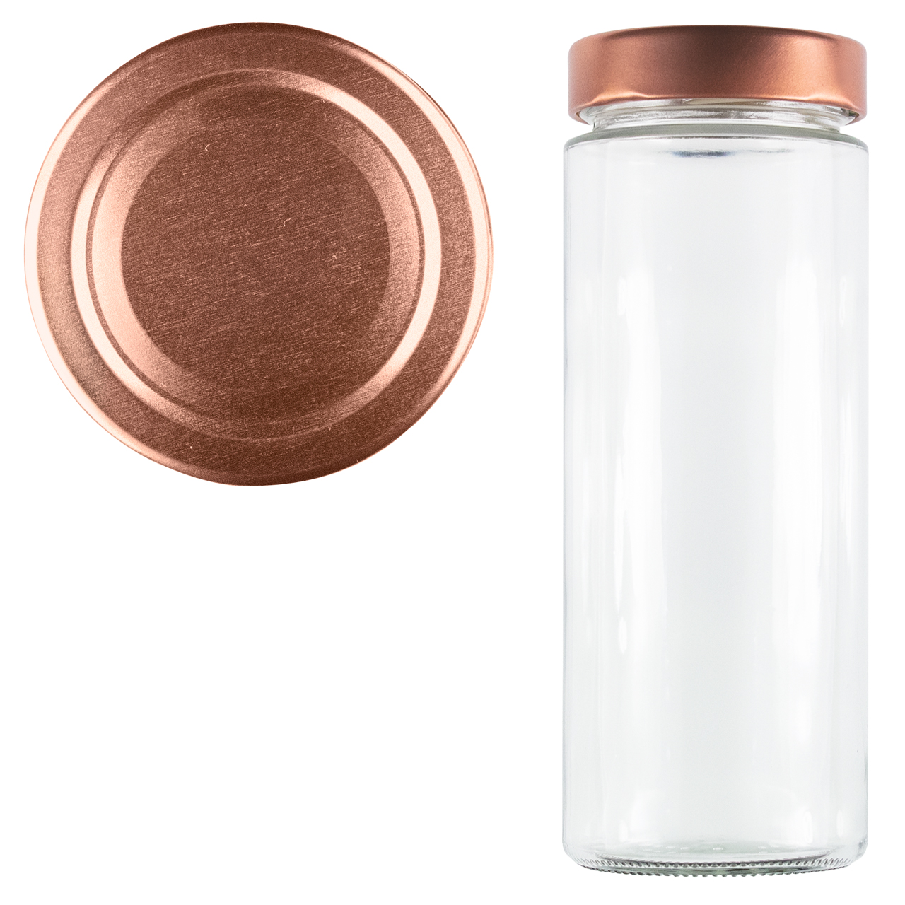 Factum Glas mit Schraubdeckel 380ml Factum Glas mit Schraubdeckel 380ml 8 Stk