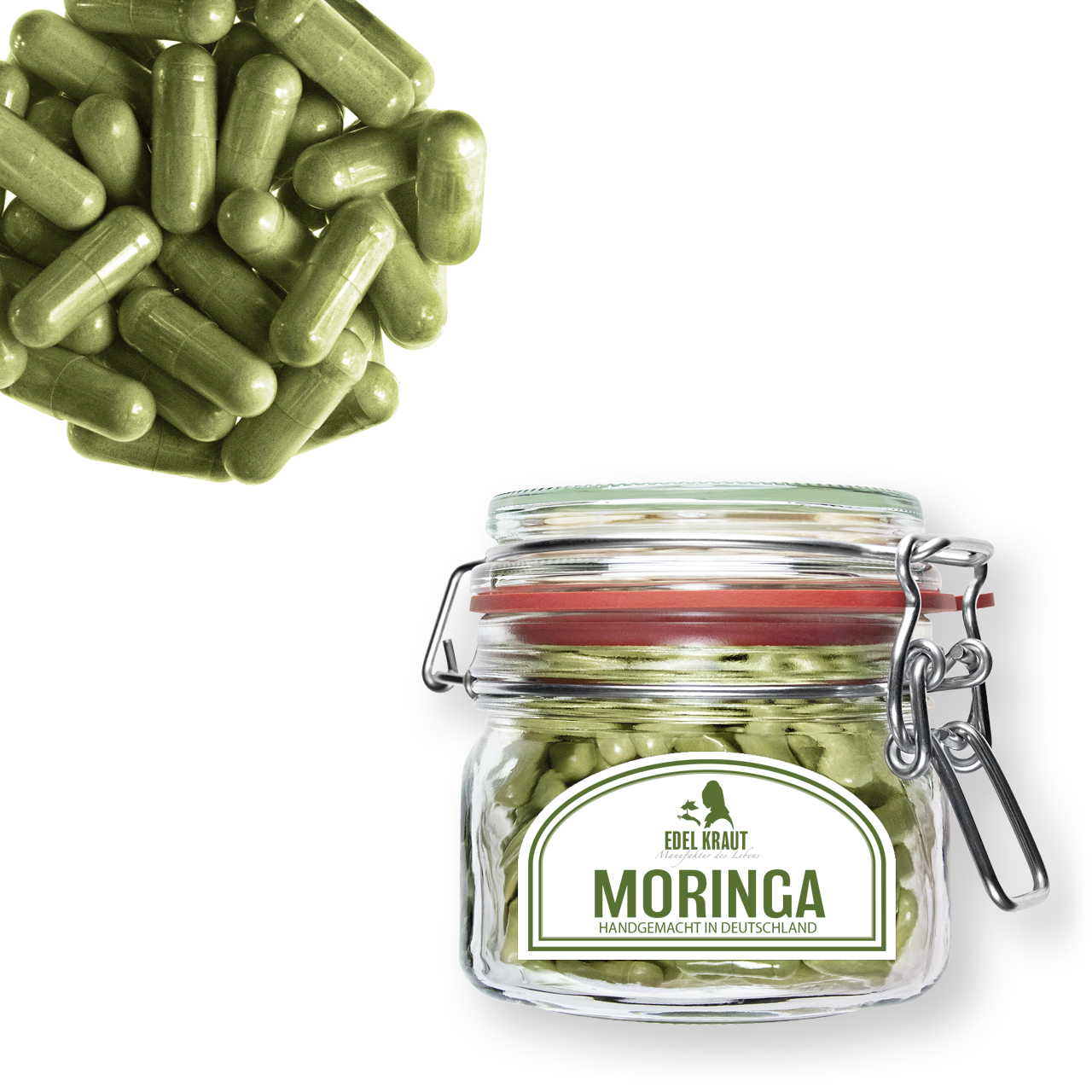 BIO Moringa Kapseln | 190 Stk. Moringa Kapseln BIO