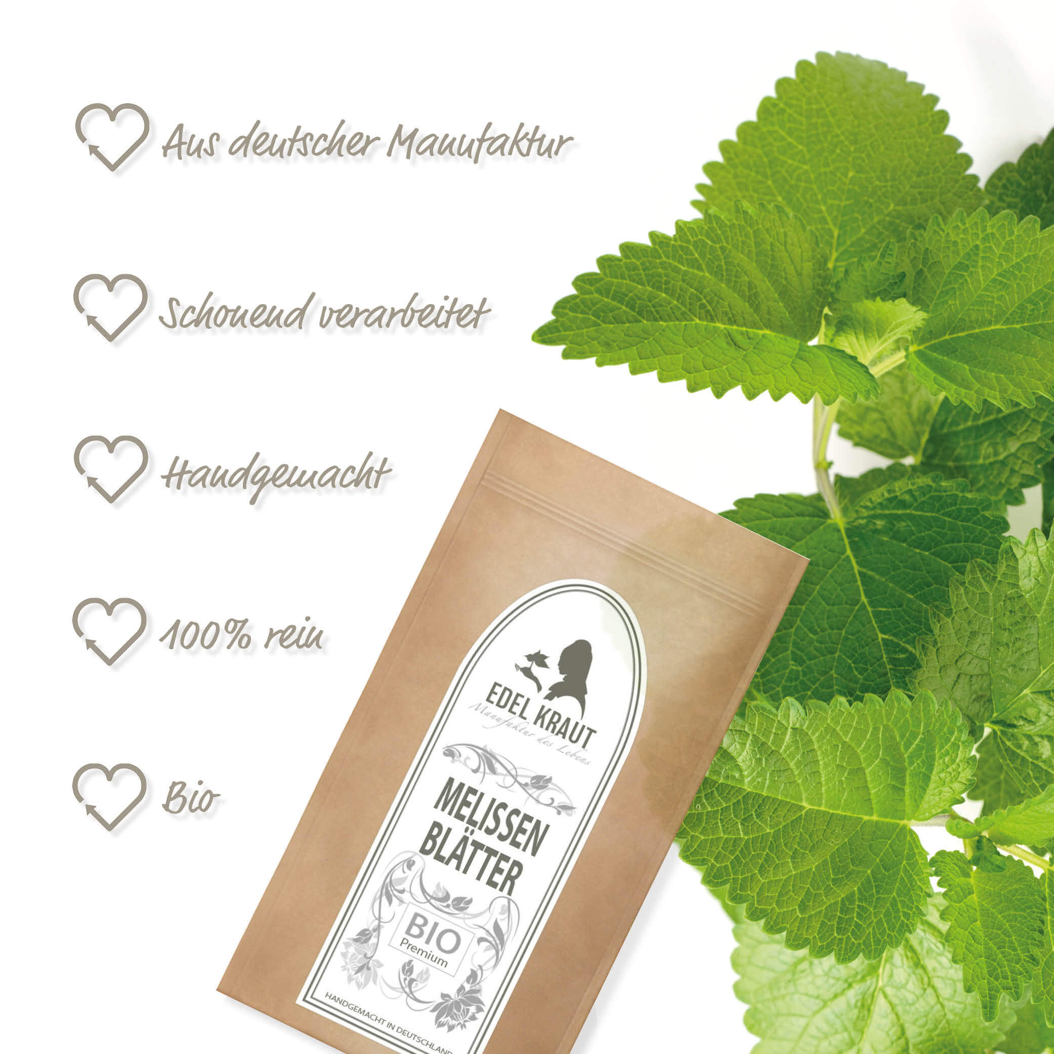 BIO Melissen Tee | Melissenblätter 100g Tüte BIO Melissen Tee