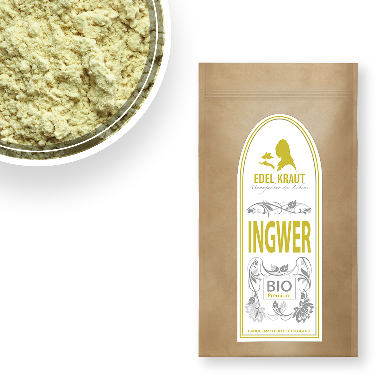 BIO Ingwer Wurzel gemahlen XXL Set BIO Ingwer Gemahlen
