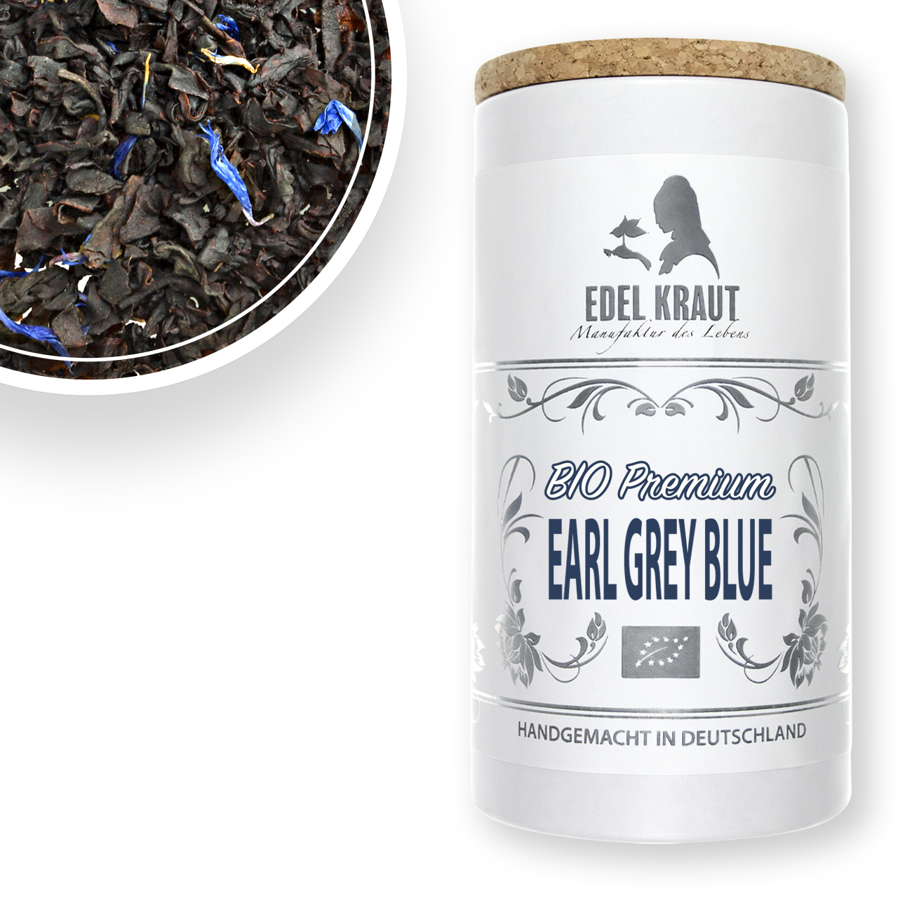 Schwarzer Tee Earl Grey Blue von EDEL KRAUT Schwarzer Tee Earl Grey Blue von EDEL KRAUT