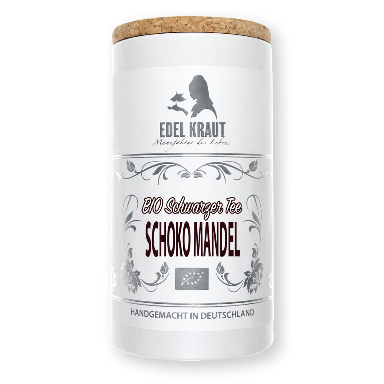 schwarzer-tee-schoko-mandel-teedose Schwarzer Tee Schoko Mandel in der Teedose von EDEL KRAUT