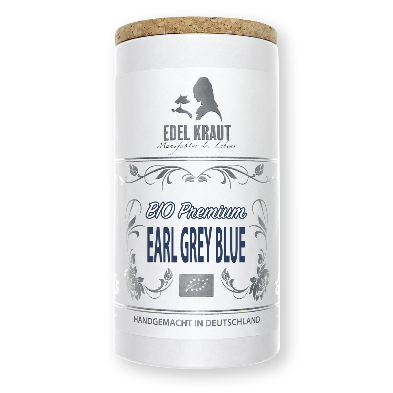 Schwarzer Tee Earl Grey Blue in der Teedose von EDEL KRAUT Schwarzer Tee Earl Grey Blue in der Teedose von EDEL KRAUT