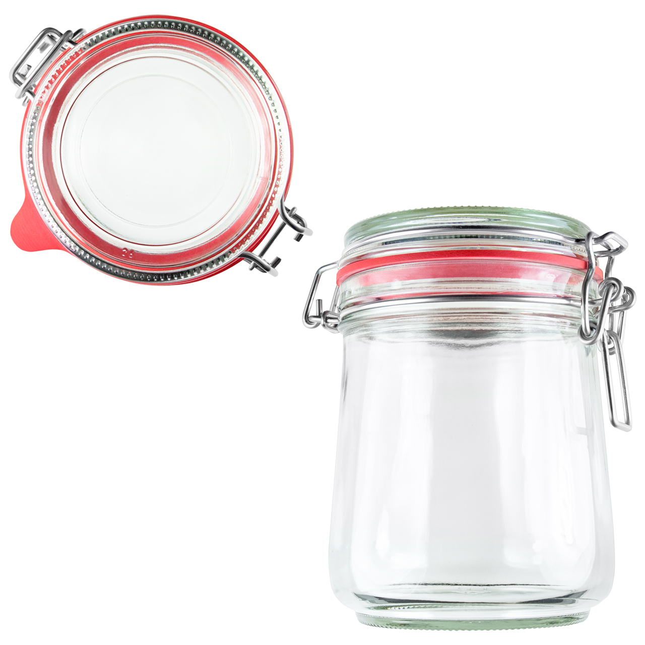 800 ml Premium Einmachglas | Vorratsglas | Drahtbügelglas 800 ml Premium Einmachglas | Vorratsglas | Drahtbügelglas