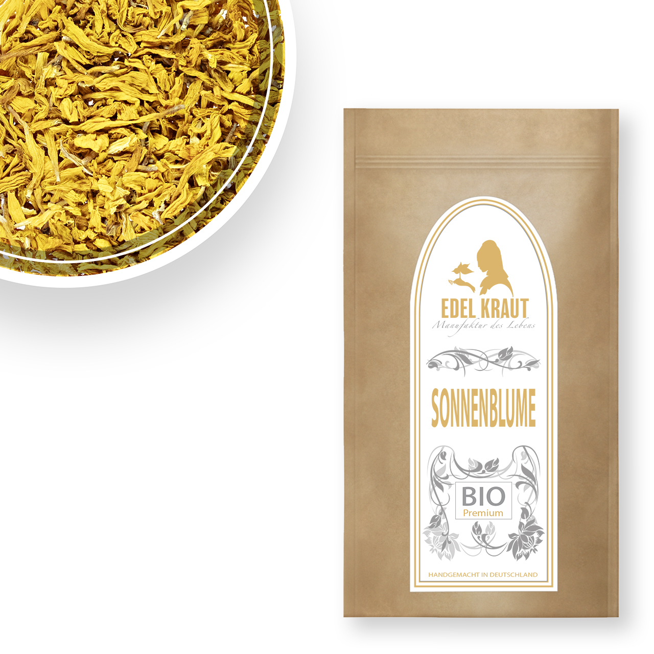 Sonnenblumenblüten | BIO Sonnenblumenblätter Tee 250g Tüte Sonnenblumenblüten BIO