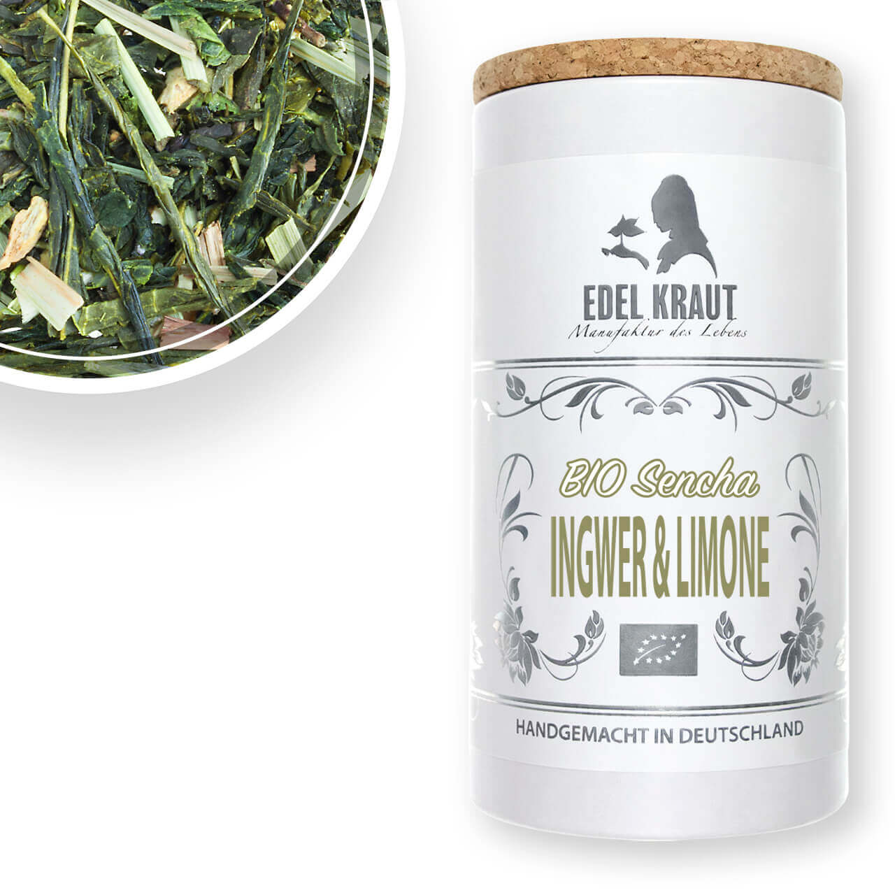 Grüner Tee Sencha Ingwer Limone von EDEL KRAUT