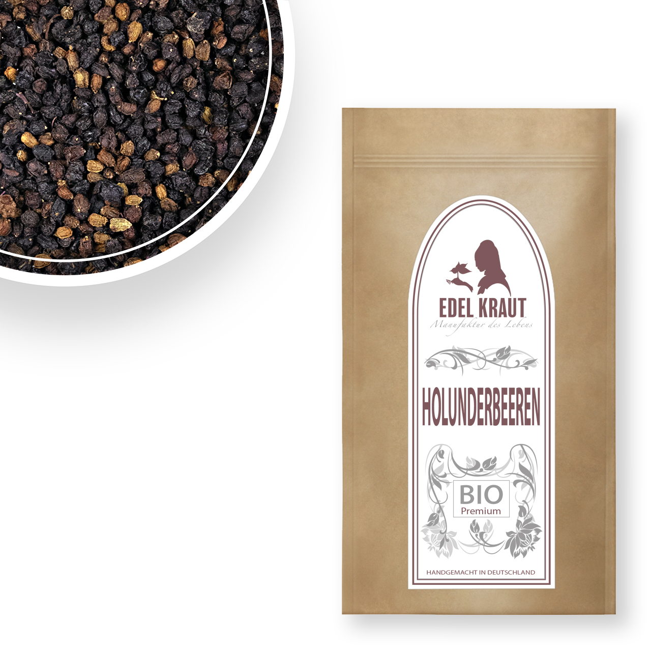 Holunderbeeren ganz BIO