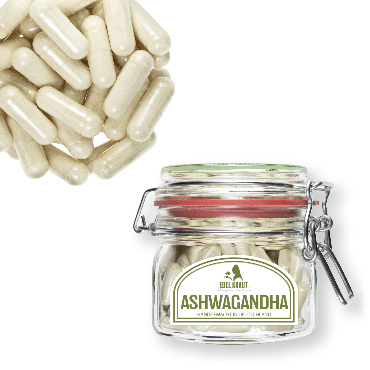 BIO Ashwagandha Kapseln | 200 Stk. Ashwagandha Kapseln BIO