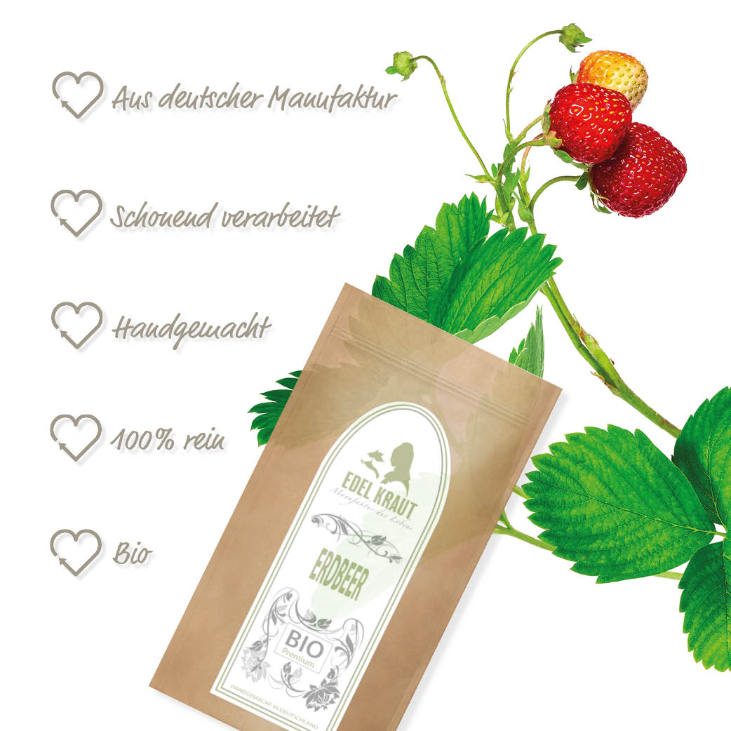 BIO Erdbeerblätter