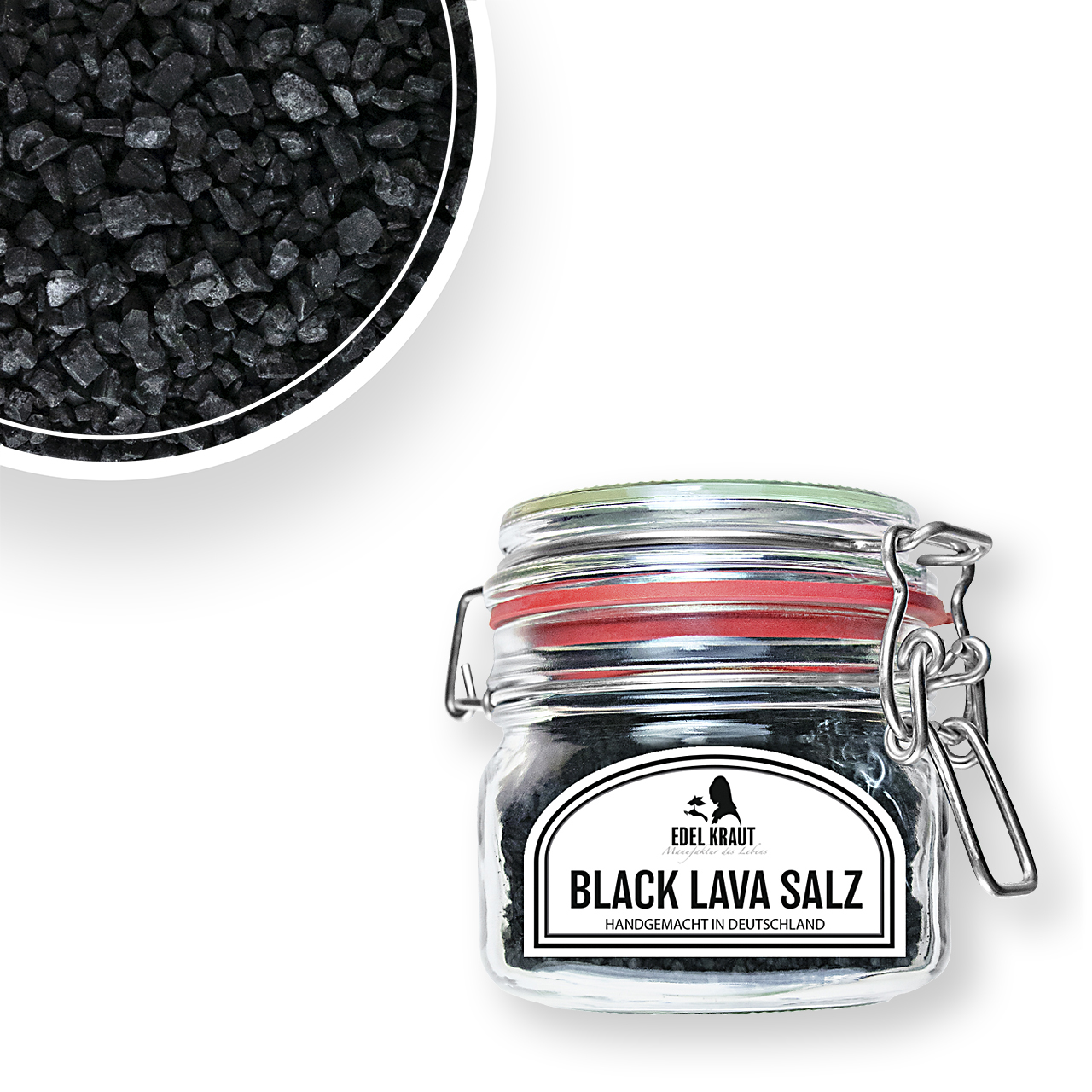 Hawaiianisches Black Lava Salz Hawaiianisches Black Lava Salz