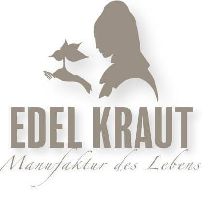 BIO Schwarzer Tee Mangozauber | EDEL KRAUT Logo